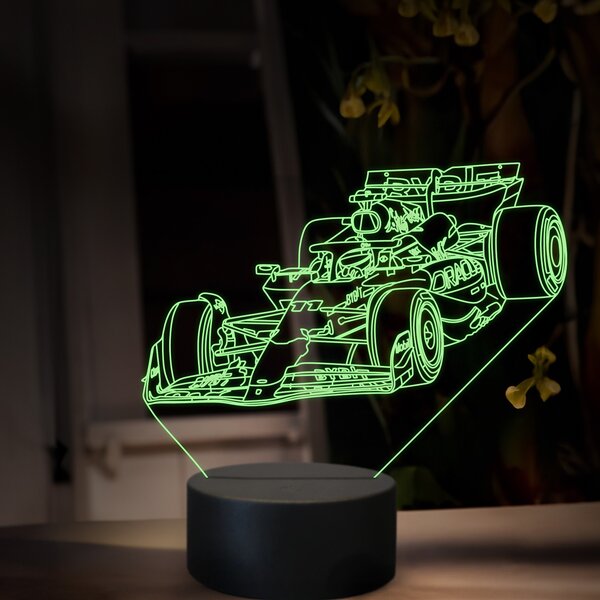 Beling 3D lampa, Sergio Pérez,16 farebná, FF31