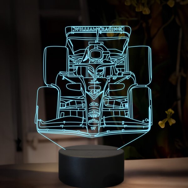 Beling 3D lampa, Logan Sargeant ,16 farebná, FF26