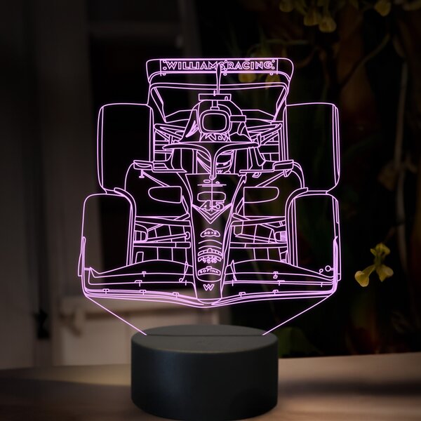 Beling 3D lampa, Logan Sargeant ,16 farebná, FF26
