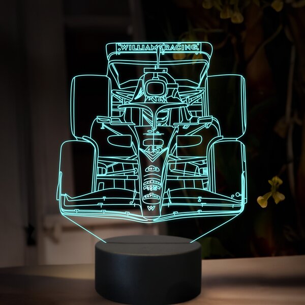 Beling 3D lampa, Logan Sargeant ,16 farebná, FF26