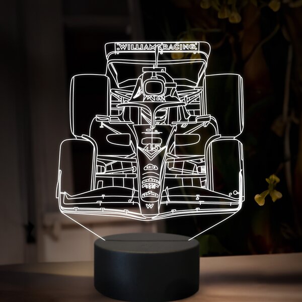 Beling 3D lampa, Logan Sargeant ,16 farebná, FF26