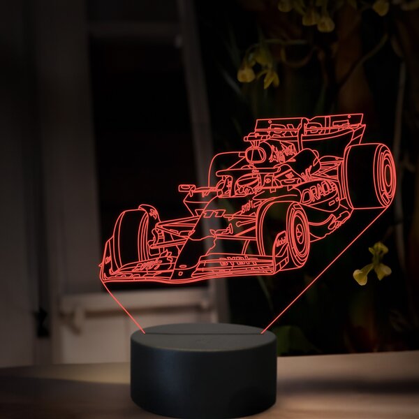 Beling 3D lampa, Sergio Pérez,16 farebná, FF31