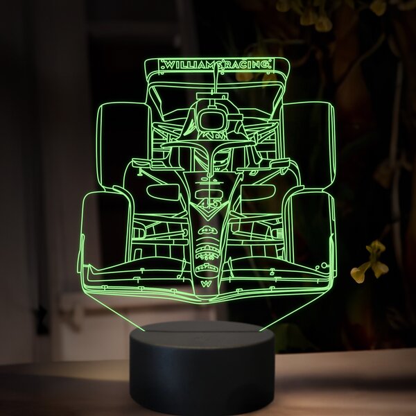 Beling 3D lampa, Logan Sargeant ,16 farebná, FF26