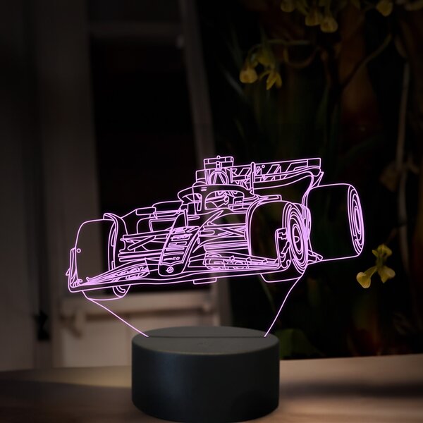 Beling 3D lampa, Nico Hülkenberg,16 farebná, FF28