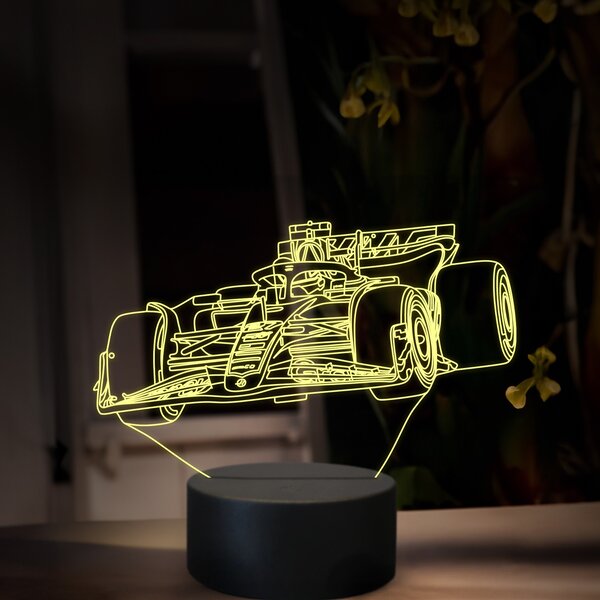Beling 3D lampa, Nico Hülkenberg,16 farebná, FF28