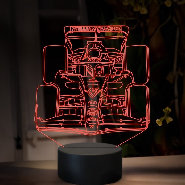 Beling 3D lampa, Logan Sargeant ,16 farebná, FF26