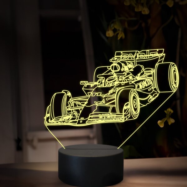 Beling 3D lampa, Valtteri Bottas,16 farebná, FF32