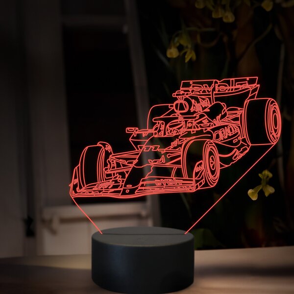 Beling 3D lampa, Valtteri Bottas,16 farebná, FF32