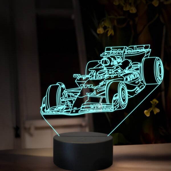 Beling 3D lampa, Valtteri Bottas,16 farebná, FF32
