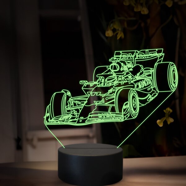 Beling 3D lampa, Valtteri Bottas,16 farebná, FF32