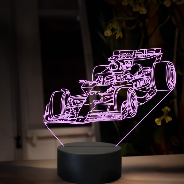 Beling 3D lampa, Valtteri Bottas,16 farebná, FF32