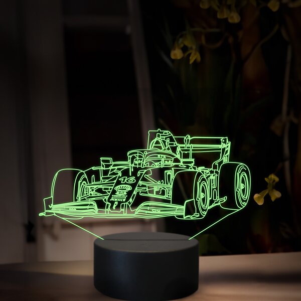 Beling 3D lampa,Charles Leclerc ,16 farebná, FF31