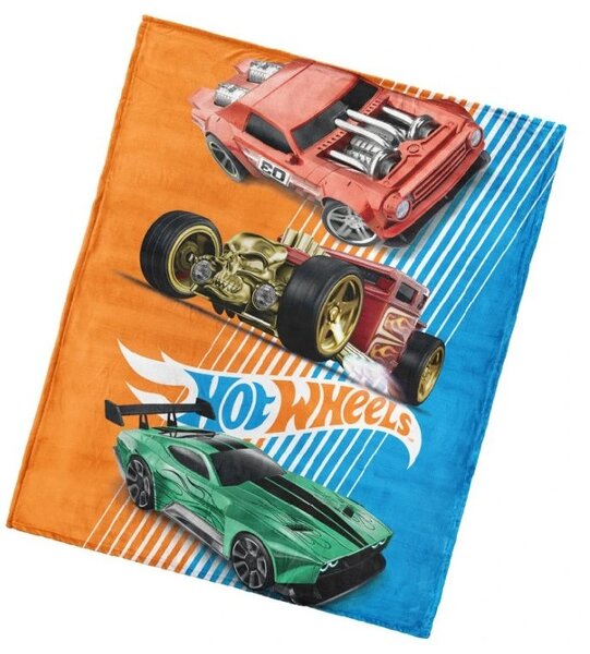 Detská deka Hot Wheels Retro 130x160 cm