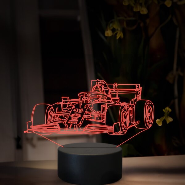Beling 3D lampa,Charles Leclerc ,16 farebná, FF31