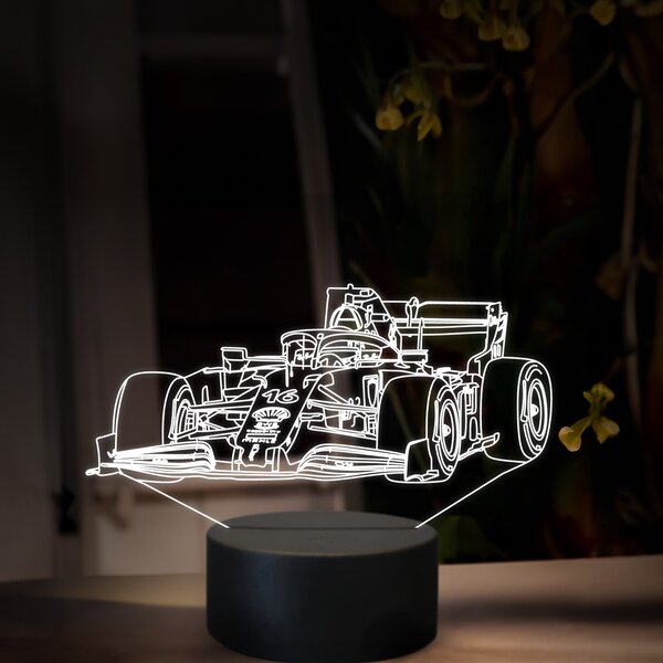 Beling 3D lampa,Charles Leclerc ,16 farebná, FF31