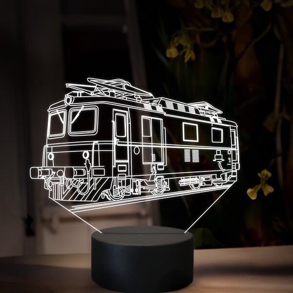 Beling 3D lampa, Elektrický rušeň E422.0, 16 farebná SXR24