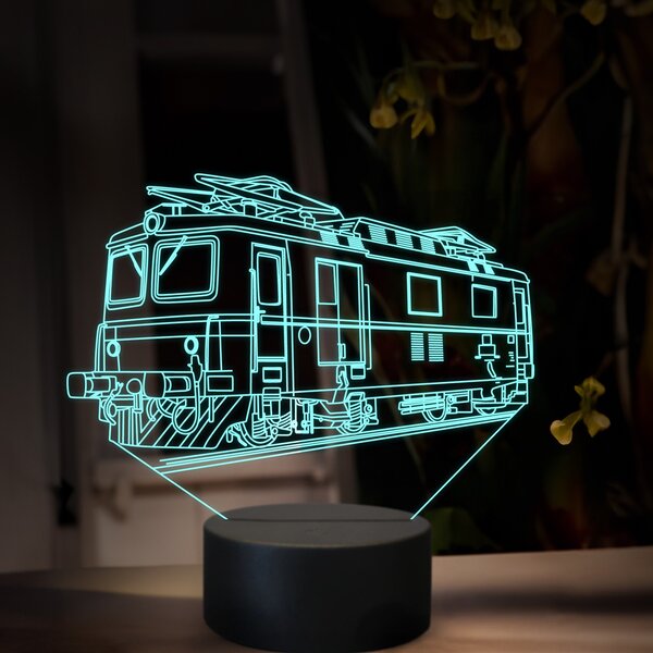 Beling 3D lampa, Elektrický rušeň E422.0, 16 farebná SXR24