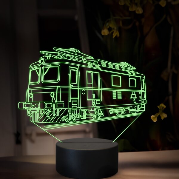 Beling 3D lampa, Elektrický rušeň E422.0, 16 farebná SXR24