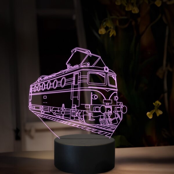 Beling 3D lampa, Elektrický rušeň E499.0, 16 farebná SXR27