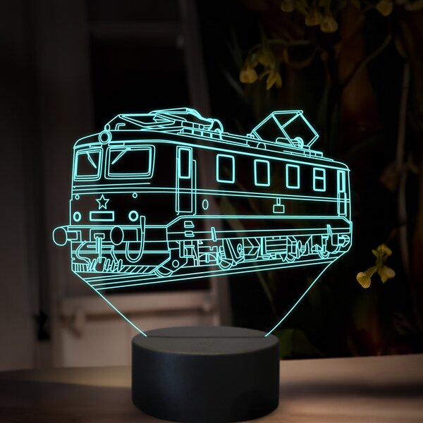 Beling 3D lampa, Elektrický rušeň E499.1, 16 farebná SXR26