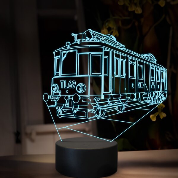 Beling 3D lampa, Elektrický rušeň EM400, 16 farebná SXR28