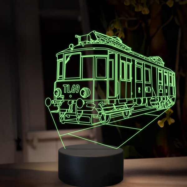 Beling 3D lampa, Elektrický rušeň EM400, 16 farebná SXR28