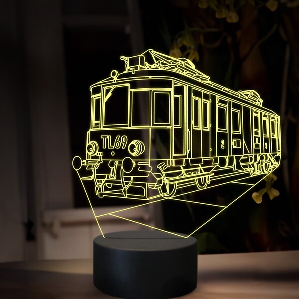 Beling 3D lampa, Elektrický rušeň EM400, 16 farebná SXR28