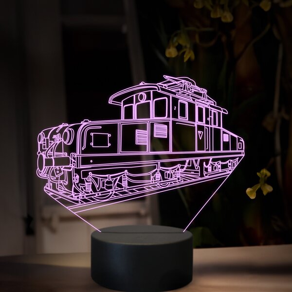 Beling 3D lampa, Elektrický rušeň GANZ eg, 16 farebná SXR31