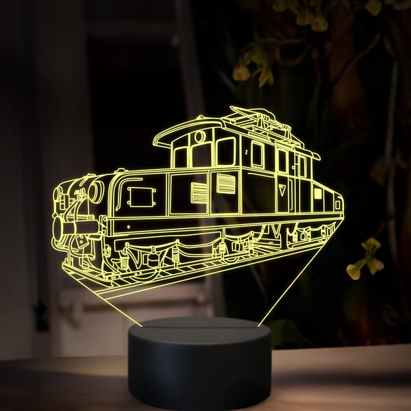 Beling 3D lampa, Elektrický rušeň GANZ eg, 16 farebná SXR31