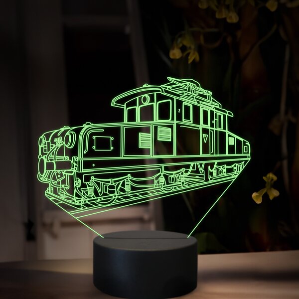 Beling 3D lampa, Elektrický rušeň GANZ eg, 16 farebná SXR31