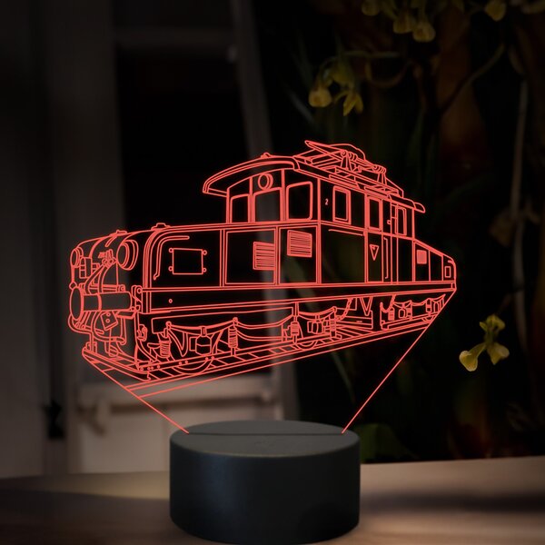 Beling 3D lampa, Elektrický rušeň GANZ eg, 16 farebná SXR31