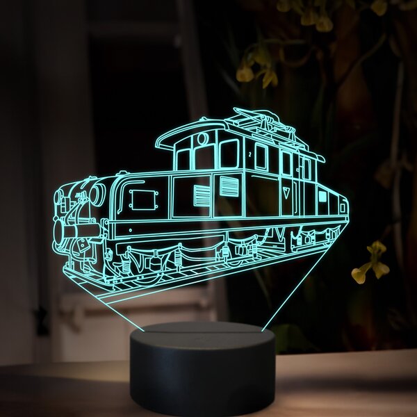Beling 3D lampa, Elektrický rušeň GANZ eg, 16 farebná SXR31