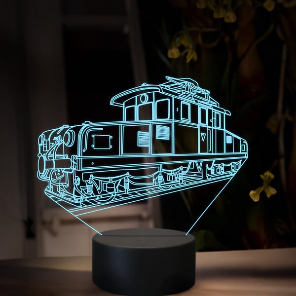 Beling 3D lampa, Elektrický rušeň GANZ eg, 16 farebná SXR31