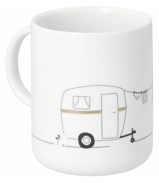 Porcelánový hrnček Camping 300 ml