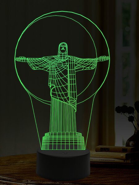 Beling 3D lampa, Kristus, 16 farebná,AA12