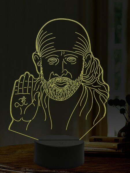 Beling 3D lampa, Sai Baba, 16 farebná,AA21