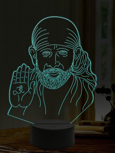 Beling 3D lampa, Sai Baba, 16 farebná,AA21