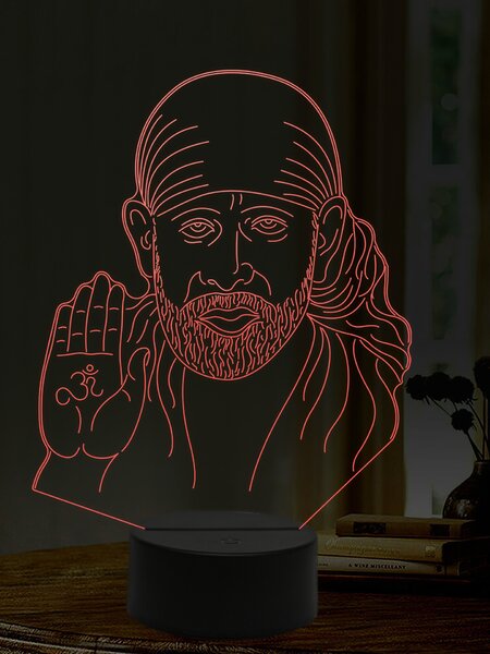 Beling 3D lampa, Sai Baba, 16 farebná,AA21