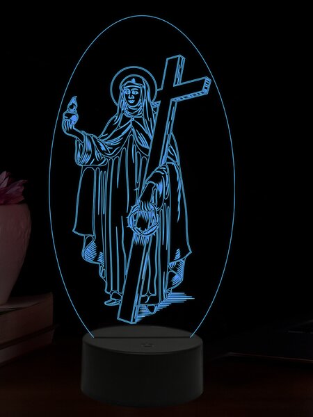 Beling 3D lampa, Mária Magdaléna, 16 farebná,AA32