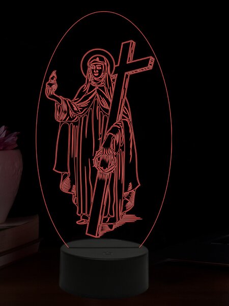 Beling 3D lampa, Mária Magdaléna, 16 farebná,AA32