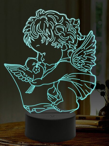 Beling 3D lampa, Anjel 3, 16 farebná,AA43
