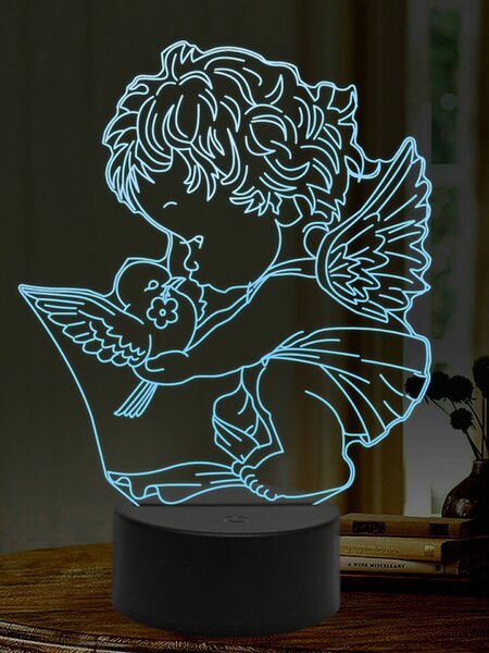 Beling 3D lampa, Anjel 3, 16 farebná,AA43
