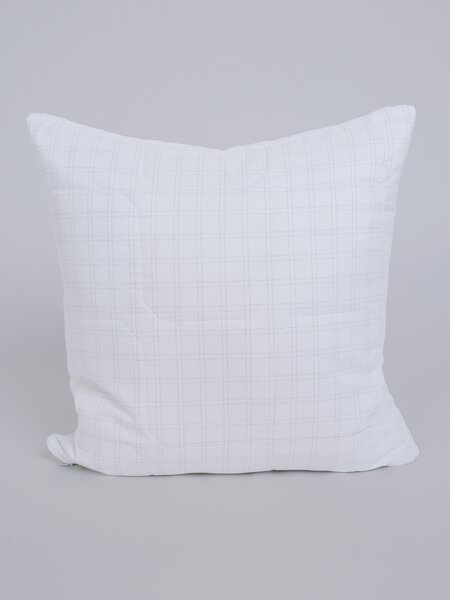 Prešívaný vankúš z umelého peria Antistress Carbon - 50 x 50 cm so zipsom