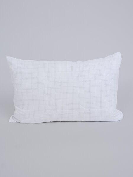 Prešívaný vankúš z umelého peria Antistress Carbon - 40 x 60 cm so zipsom