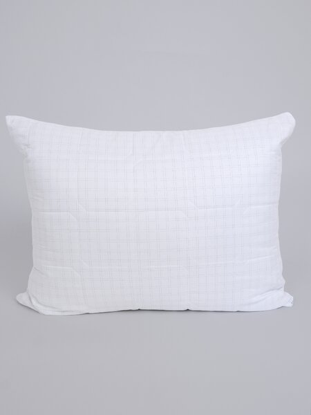 Prešívaný vankúš z umelého peria Antistress Carbon - 70 x 90 cm so zipsom