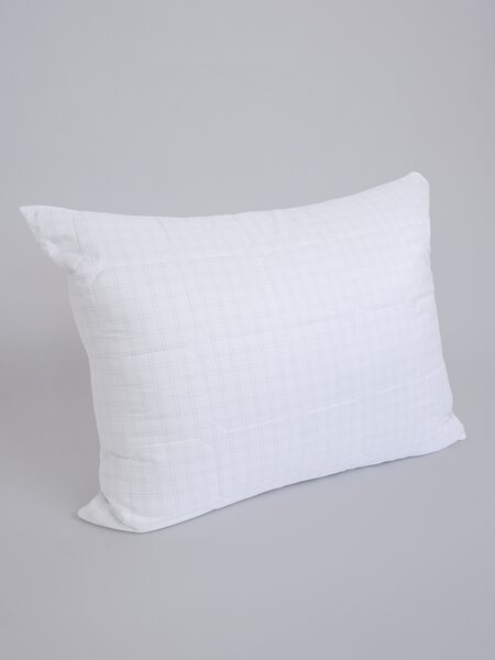 Prešívaný vankúš z umelého peria Antistress Carbon - 70 x 90 cm so zipsom