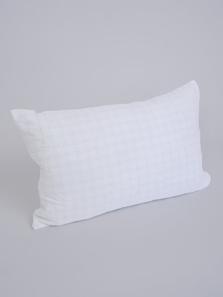 Prešívaný vankúš z umelého peria Antistress Carbon - 40 x 60 cm so zipsom
