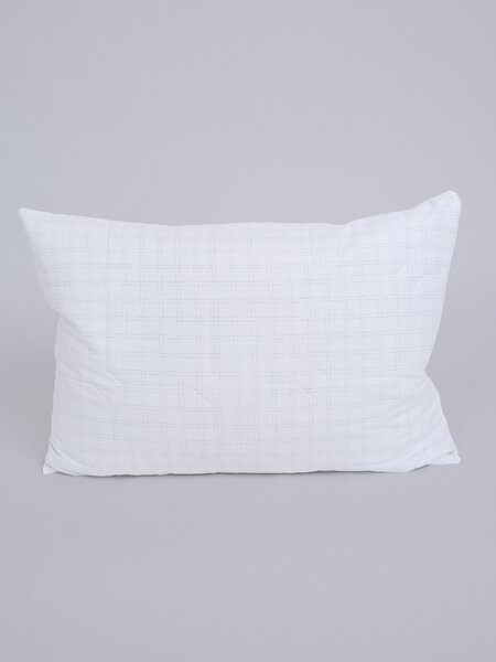 Prešívaný vankúš z umelého peria Antistress Carbon - 50 x 70 cm so zipsom