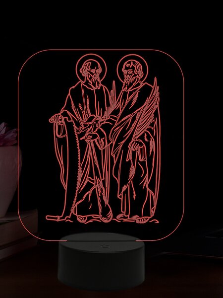 Beling 3D lampa, Svätí Šimon a Júda, 16 farebná,AA65