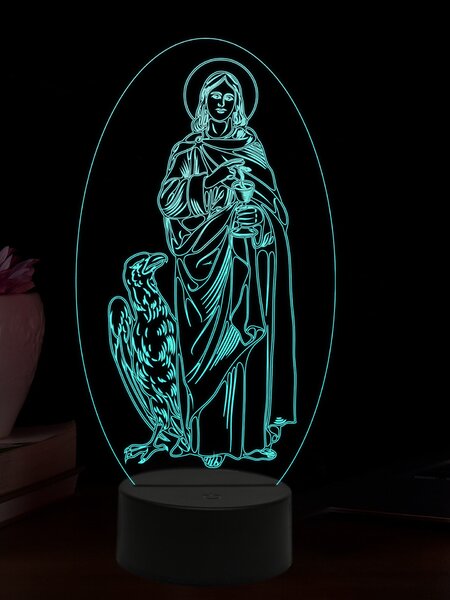 Beling 3D lampa, Apoštol Ján, 16 farebná,AA73